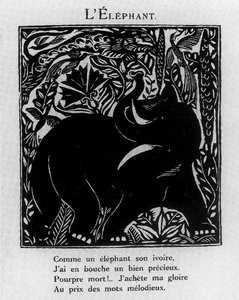 Illustration For Le Bestiaire De Guillaume Apollinaire 1 — Raoul Dufy