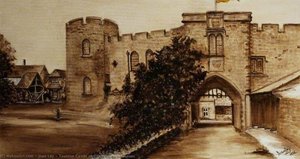 Taunton Castle and Entrance to Museum