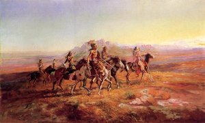 Sun River War Party — Charles Marion Russell
