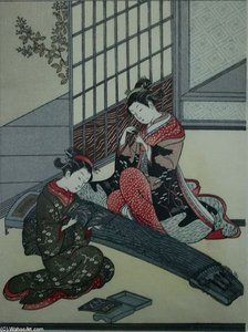 The Sound Of Koto — Suzuki Harunobu