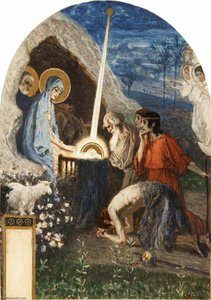 The Nativity (study) — Mikhail Vasilevich Nesterov