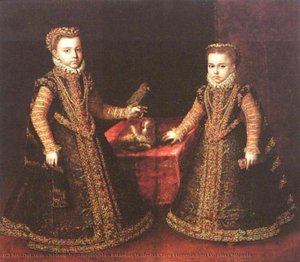 Infantas Isabella Clara Eugenia And Catalina Micaela — Sofonisba Anguissola