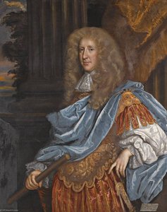 Portrait of Robert Bruce, 1st Earl of Ailesbury and 2nd Earl of Elgin (1626 1685) wearing Roman armour