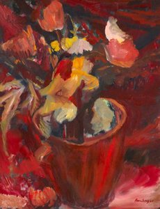 Flowers In A Terracotta Pot — David Bomberg