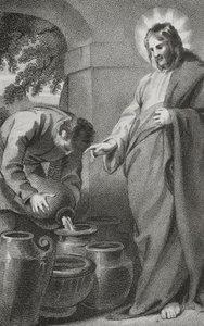 Christ Turning Water Into Wine