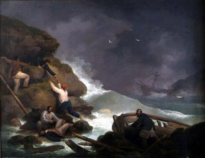 A Shipwreck Off The Isle Of Wight — George Morland