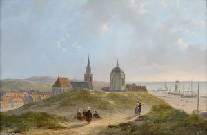 View On Scheveningen — Bartholomeus Johannes Van Hove