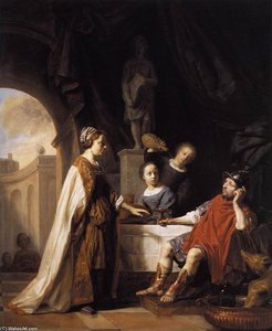Odysseus And Circe — Salomon De Bray