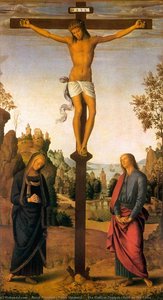 The Galitzin Triptych Christ On The Cross — Pietro Perugino (pietro Vannucci)