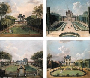 Views Of The Chateau De Mousseaux And Its Gardens