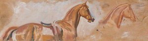 Studies Of A Chestnut Racehorse — Sir Alfred James Munnings
