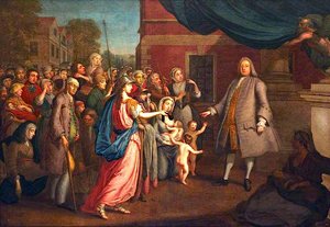 Joshua Ward Receiving Money From Britannia (also Known As Joshua Ward Receiving Money From Britannia And Bestowing It As Charity On The Needy) — Thomas Bardwell