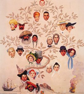 A Family Tree — Norman Rockwell