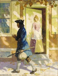Franklin's Arrival In Philadelphia — N.c. Wyeth