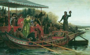 Greeting The Princess — Fedor Bronnikov