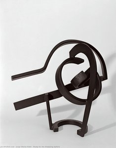 Study For The Emptying Sphere — Jorge Oteiza Enbil, Abstract Expressionism
