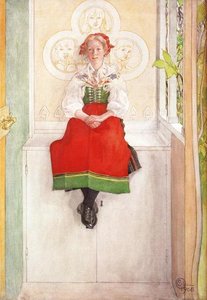 Lisbeth In Her Sundborn Dress — Carl Larsson