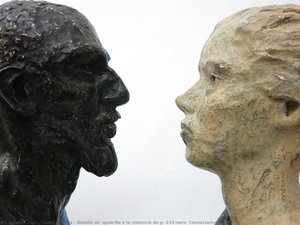 Detalle De ^quot;no A La Violencia De Género. Conversemos^quot; — Teddy Cobeña