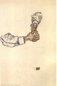 Study Of Hands — Egon Schiele