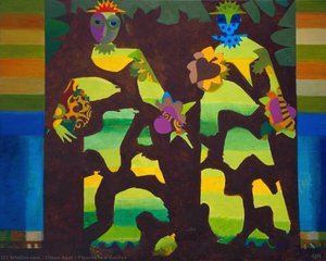 Figures In A Garden — Eileen Agar, Surrealism