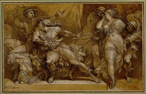 Achilles And Briseis — Giuseppe Cades