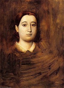 Portrait Of Madame Edmondo Morbilli, Nee Therese De Gas 1 — Edgar Degas