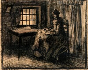 Naaiende Vrouw — Vincent Willem Van Gogh, Realismus