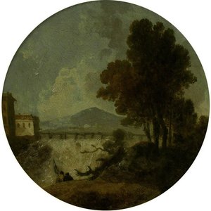 A Weir on the River Po near Ferrara