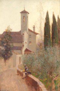 Street Scene, Tuscany — Benjamin Haughton