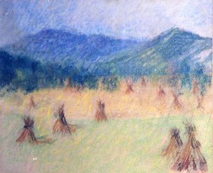 Meadow West Ft. Ann, N.y., (painting) — Katherine Beatrice Mcnaughton Mowry