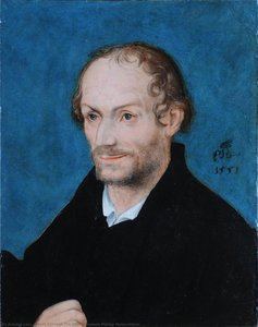 Portrait Philipp Melanchthon — Лукас Кранхен Старшиј, German Renaissance