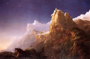Prometheus Bound — Thomas Cole, Hudson River School