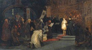 Michael's Vocation To The Realm — Mikhail Nesterov