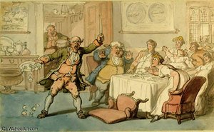 The Butler's Revenge — Thomas Rowlandson