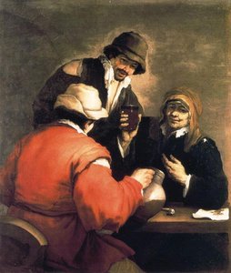 Tavern Scene — Luca Giordano