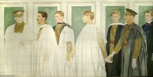 War Cartoon - — Sir William Rothenstein