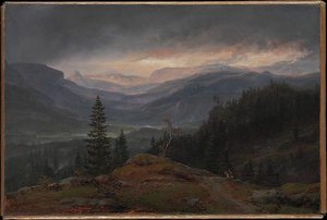 View Over Hallingdal — Johan Christian Claussen Dahl