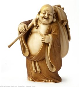 Okimono, Hotei — Nakurama Katsumitsu