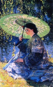 The green parasol, (1911)