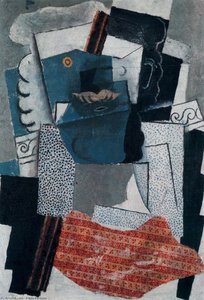 Hombre Con Bigote — Pablo Picasso, Cubism