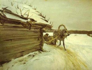 In Winter — Valentin Alexandrovich Serov, Realism