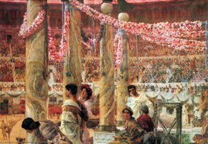 Caracalla And Geta — Lourens Alma Tadema