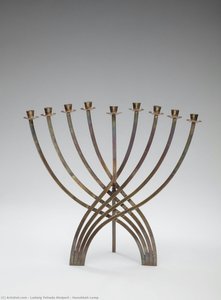 Hanukkah Lamp — Ludwig Yehuda Wolpert