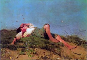 Ein Hirtenknabe — Franz Seraph Von Lenbach