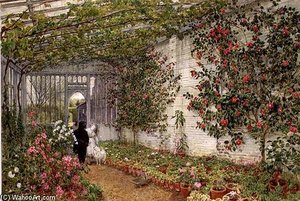 The Conservatory From 'the Water Babies — Albert Goodwin