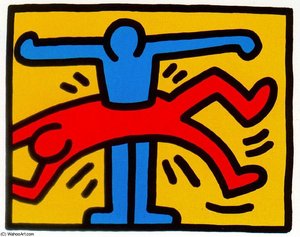 Untitled (496) — Keith Haring, Pop Art