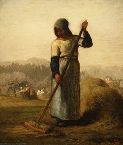 Woman With A Rake — Jean-françois Millet, Realism