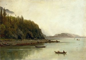 Indians Fishing — Albert Bierstadt