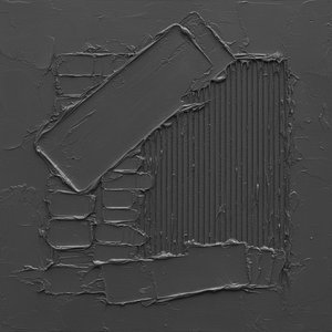Monolithische Schatten: Eine Singuläre Studie Von Fragmentiertem Schiefer Und Rhythmischem Holzkohle-relief — David Moreau, Zeitgenössische Abstraktion