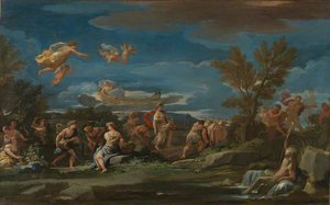 Mythological Scene Of Agriculture — Luca Giordano